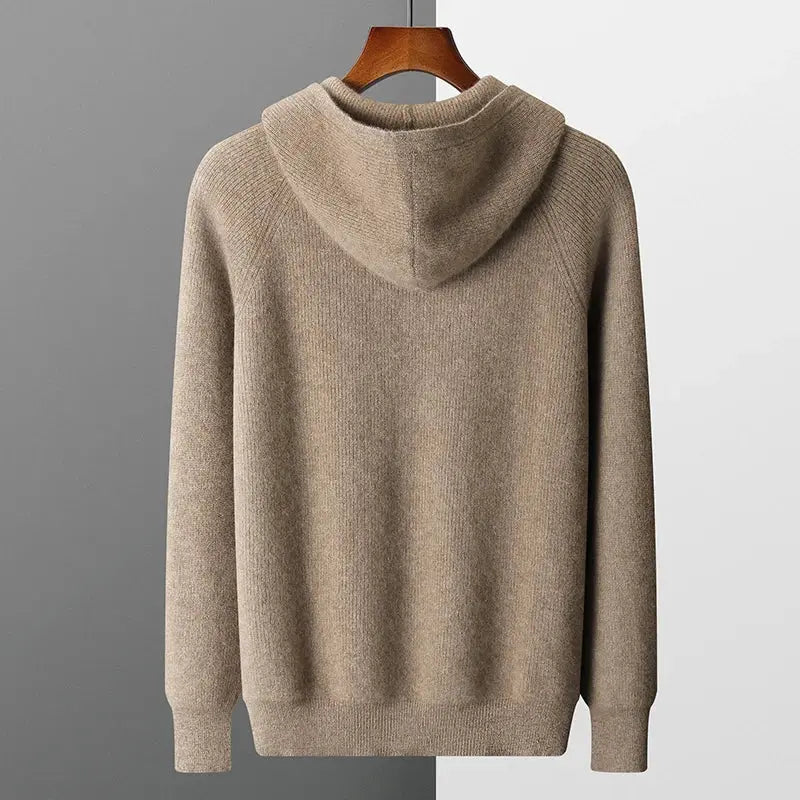 Kasjmier Hoodie met Ritssluiting voor Comfort en Stijl