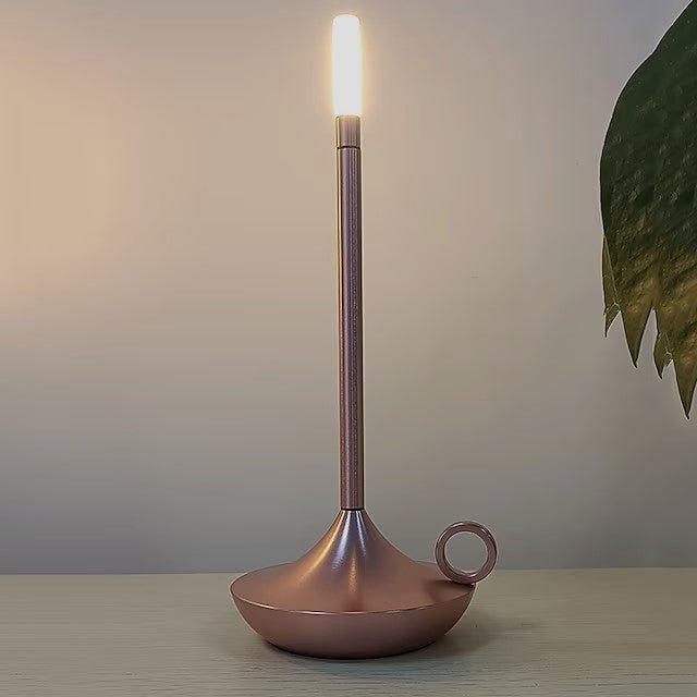 Dimbare Kaarslantaarn van Aluminium met Luxe Sfeer