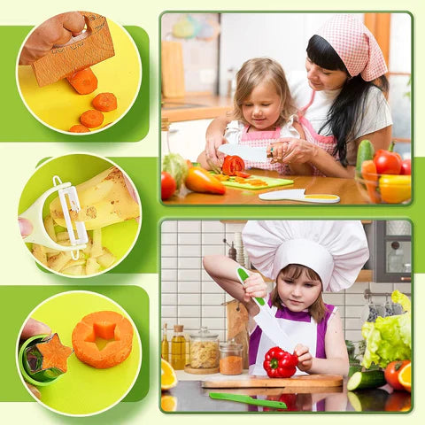 13-piece kitchen set for children - safe and educational - from 3 years