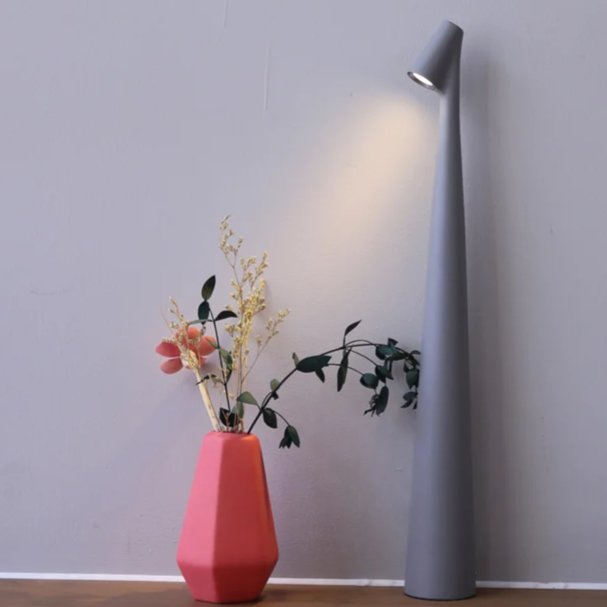 Draagbare Bureaulamp met Warm Licht en Lange Batterijduur