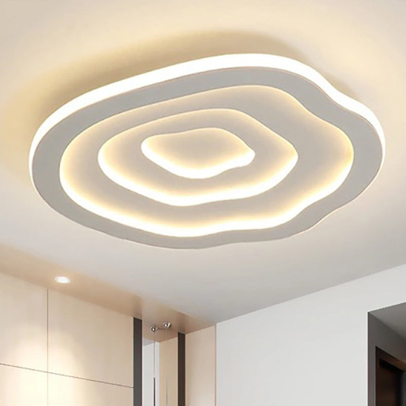 Moderne Plafondlamp met Golfpatroon - Energiezuinige LED Verlichting