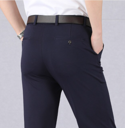 Slim-fit Stretch Broek voor Mannen | Ultiem Comfort & Duurzaam