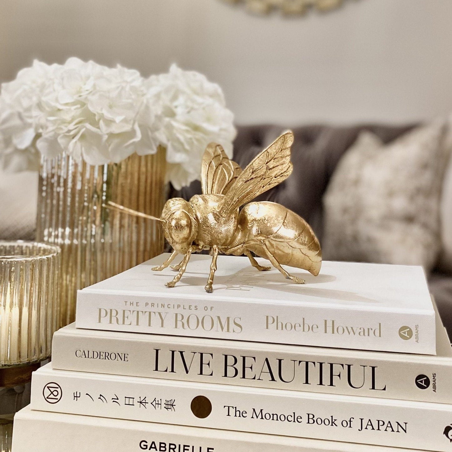 Luxe Gouden Bij Decoratie voor Woonruimte