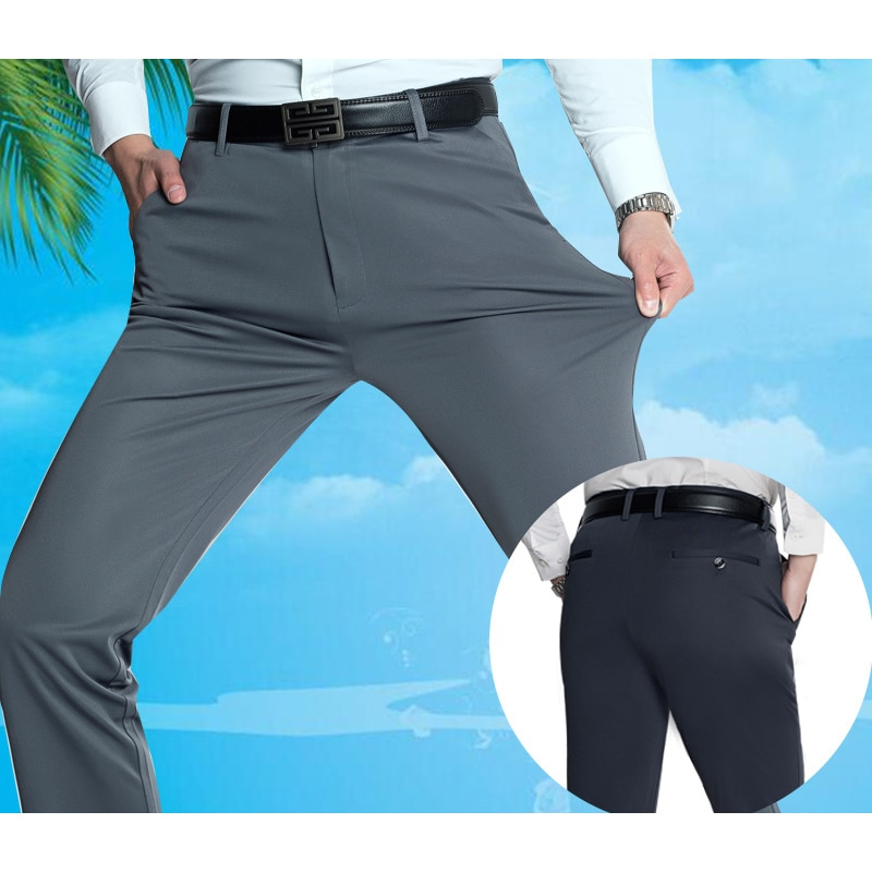 Slim-fit Stretch Broek voor Mannen | Ultiem Comfort & Duurzaam