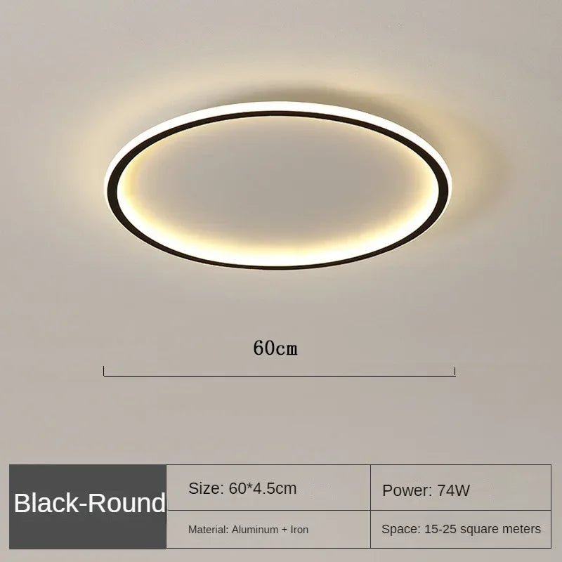 Moderne Ronde LED Plafondlamp in Scandinavische Stijl