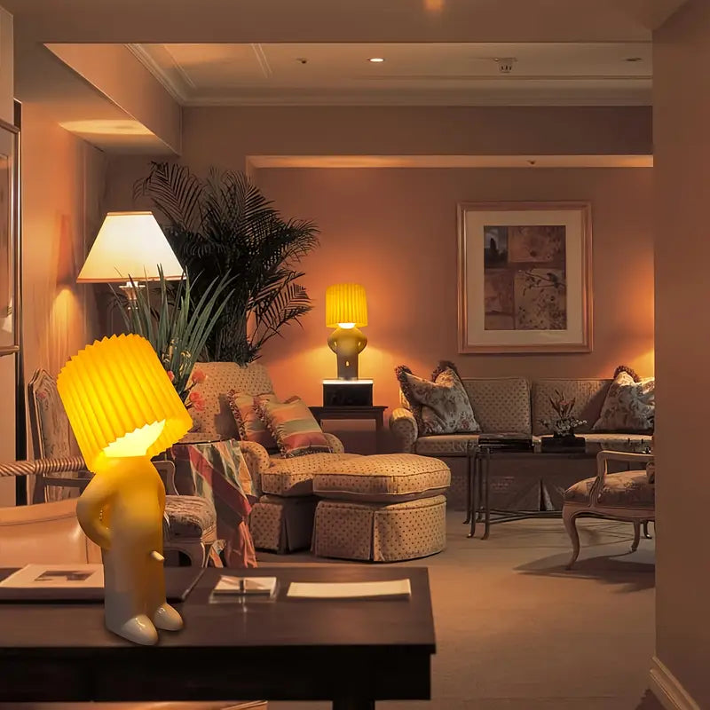 Speelse LED Tafellamp - Unieke en Grappige Slaapkamerverlichting
