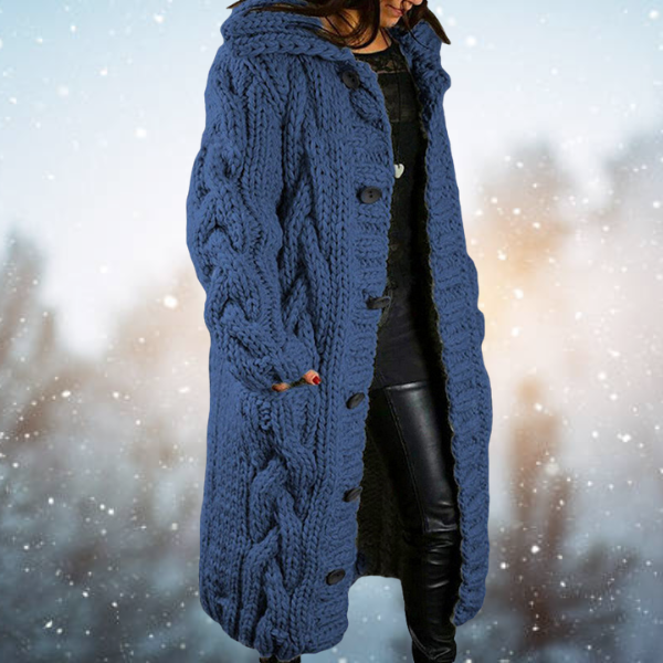 Dik Geweven Dames Vest voor Luxe Comfort en Warmte