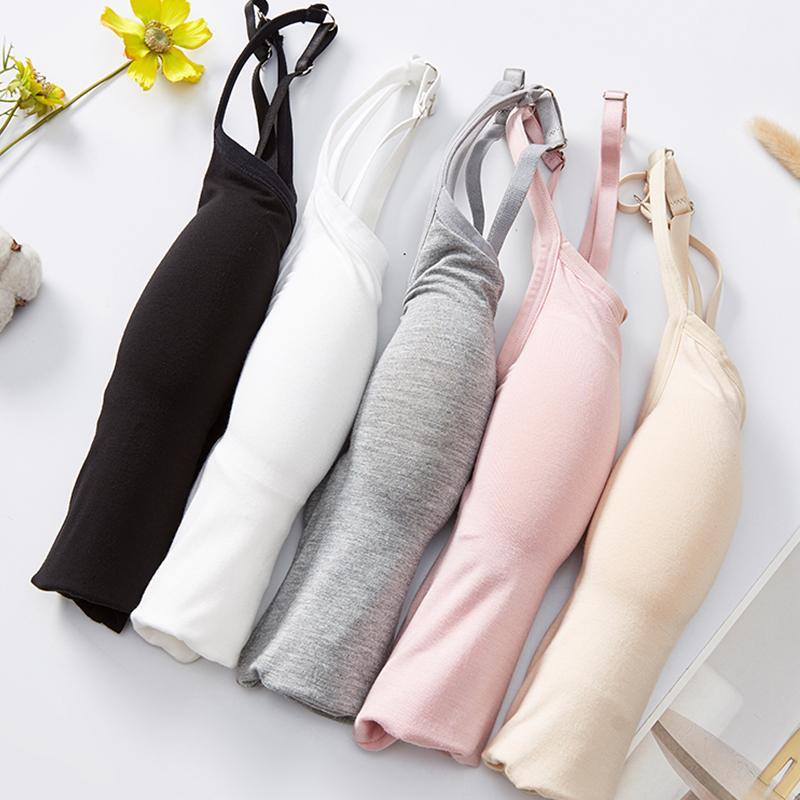 Padded Tanktop met Ingebouwde Beha voor Comfort en Ondersteuning