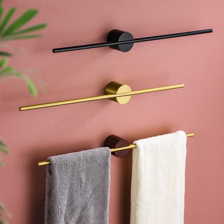 Verstelbare metalen handdoekhouder voor moderne badkamers