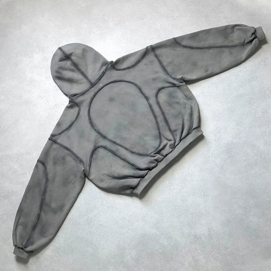 Eenvoudige losse hoodie met capuchon voor dames