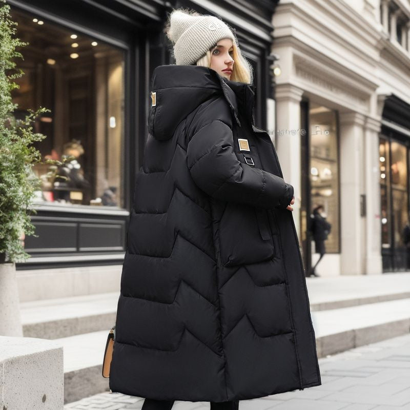 Dames Lange Winterjas - Warme en Comfortabele Winterjas met Capuchon