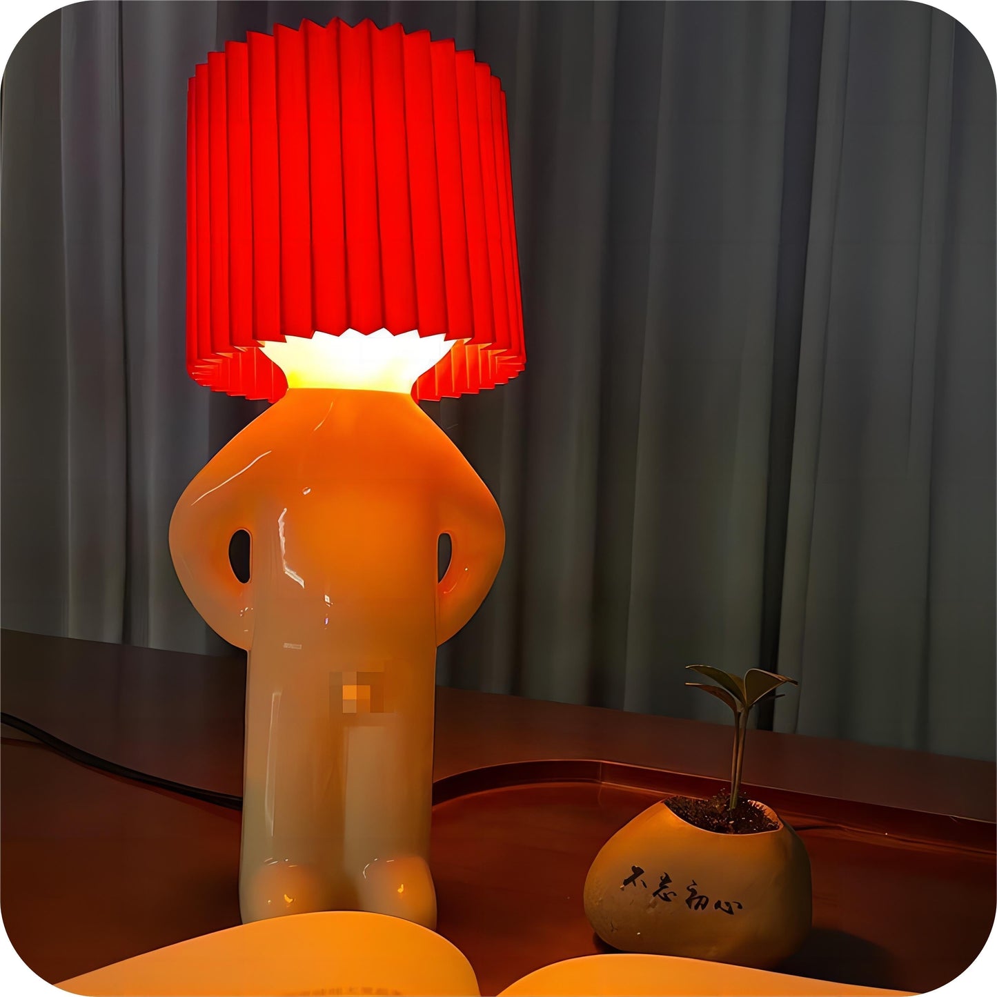 Grappige Draadloze LED Lamp voor Vrolijke Sfeer