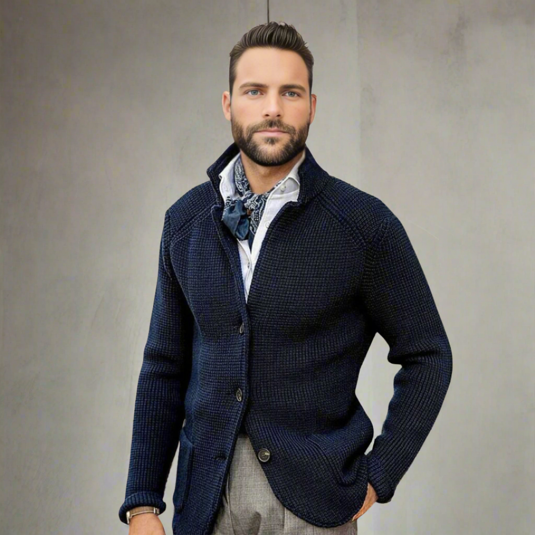 Stijlvol Wollen Vest Heren | Elegante Italiaanse Look met Knopen