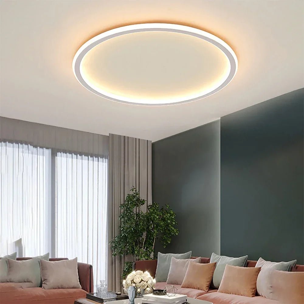 Moderne Ronde LED Plafondlamp in Scandinavische Stijl