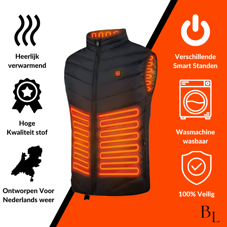 Verwarmend Vest voor Buiten | Lichtgewicht en Waterdicht