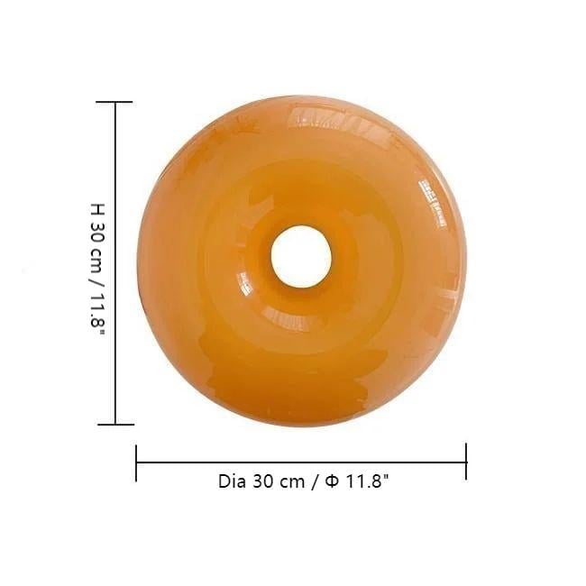 Moderne LED Donut Muur- en Tafellamp in Bauhaus Stijl