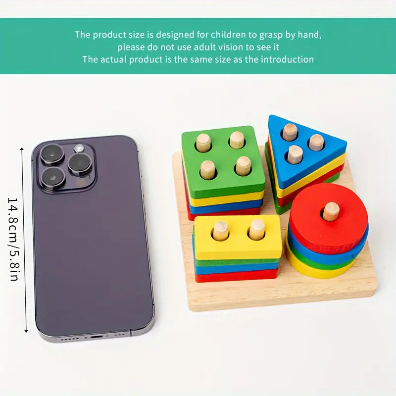 10-in-1 Wooden Playset for Toddlers - Educational and Creative Play Fun