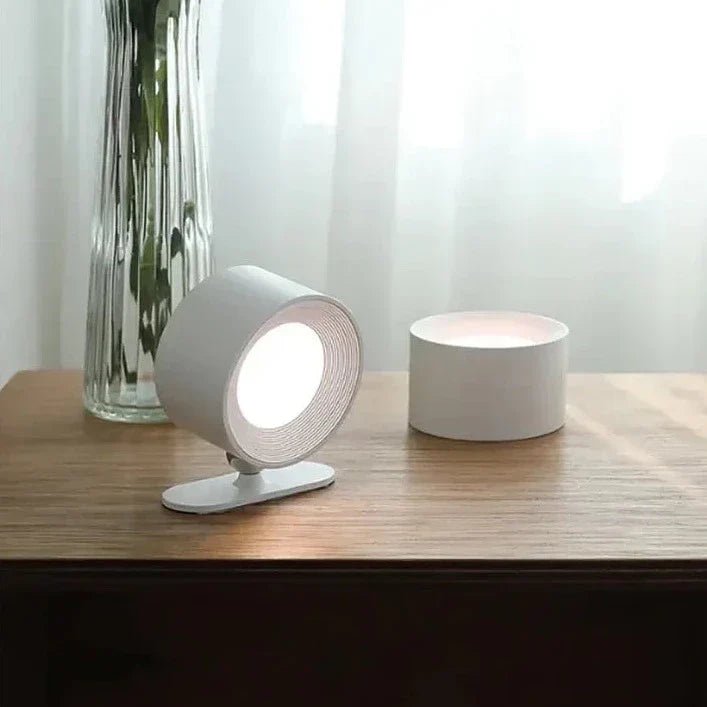Draadloze Dimbare Wandlamp met 360° Rotatie