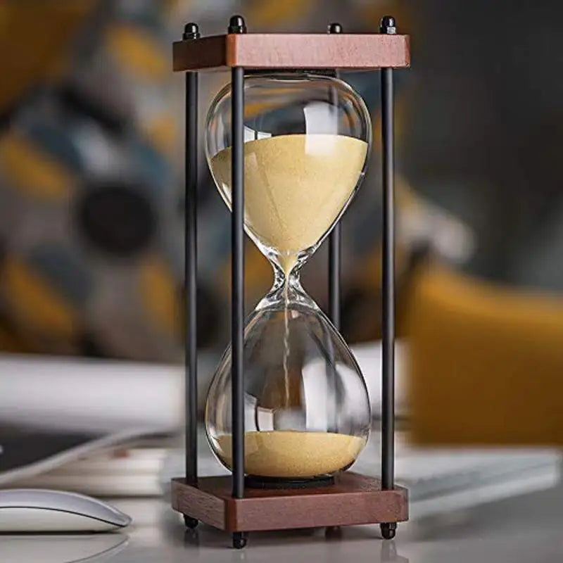 60-Minuten Zandloper voor Tijdbeheer en Decoratie