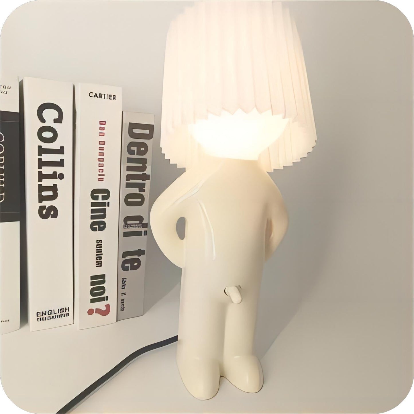 Grappige Draadloze LED Lamp voor Vrolijke Sfeer