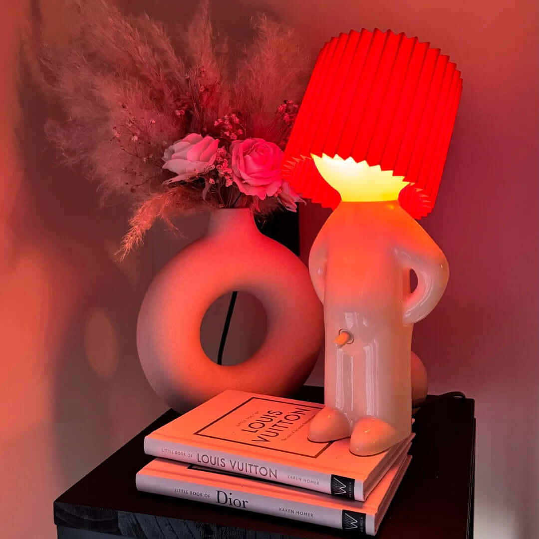 Speelse LED Tafellamp - Unieke en Grappige Slaapkamerverlichting