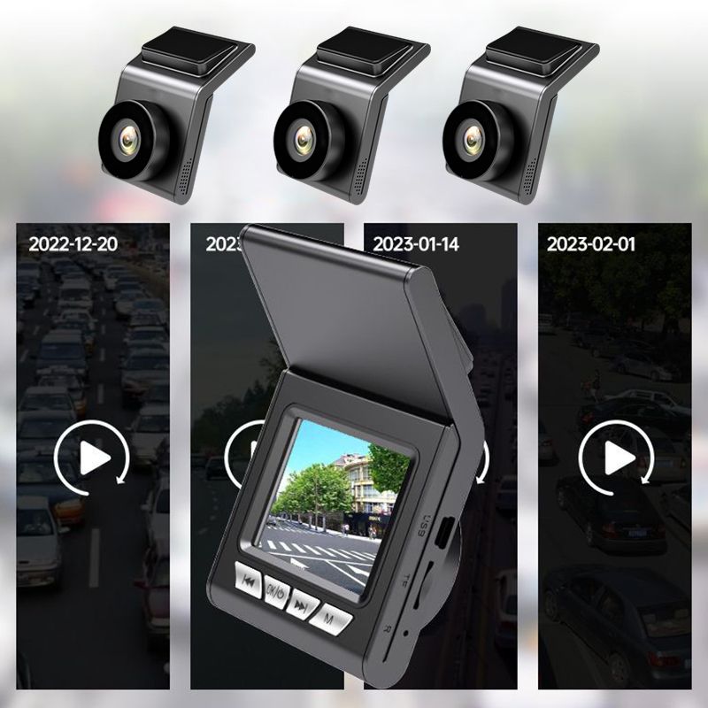 1080P HD Dashboard Camera - Easy Installation - Enhanced Night Vision - Motion Detection