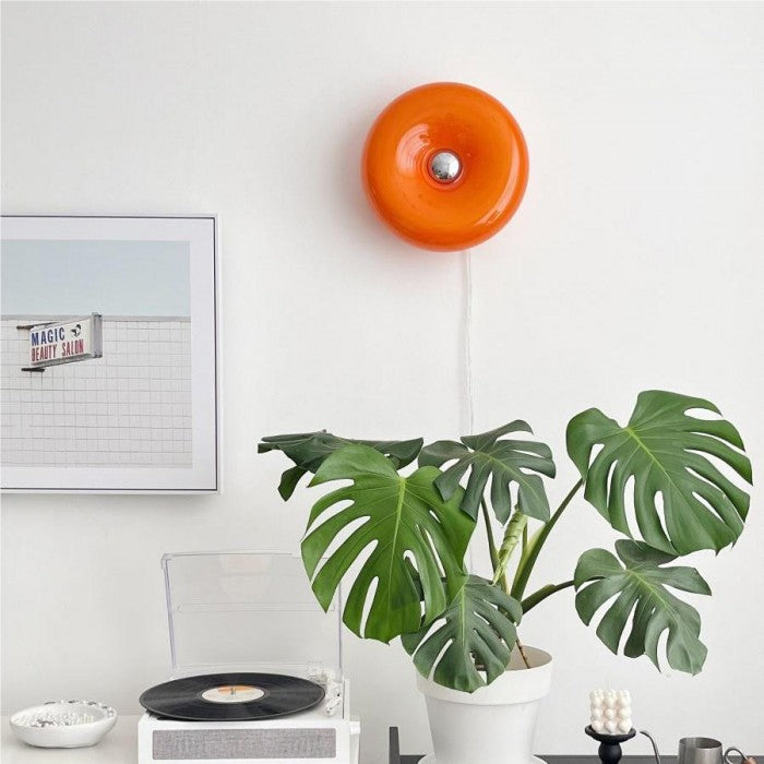 Moderne LED Donut Muur- en Tafellamp in Bauhaus Stijl
