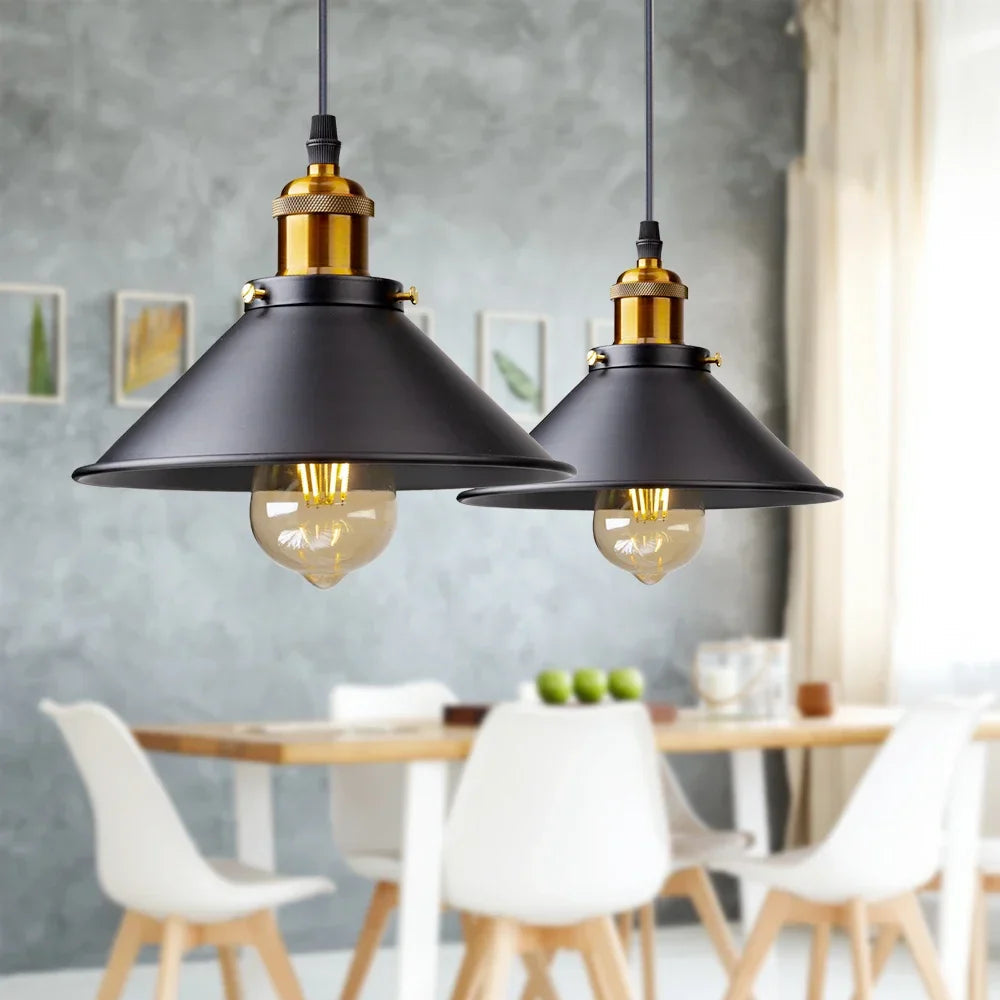 Retro Pendel Lamp - Vintage Stijl voor Woonruimte