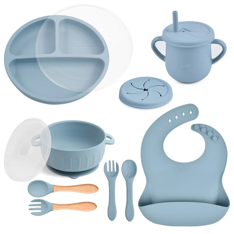10-delige babyserviesset - BPA-vrij en duurzaam