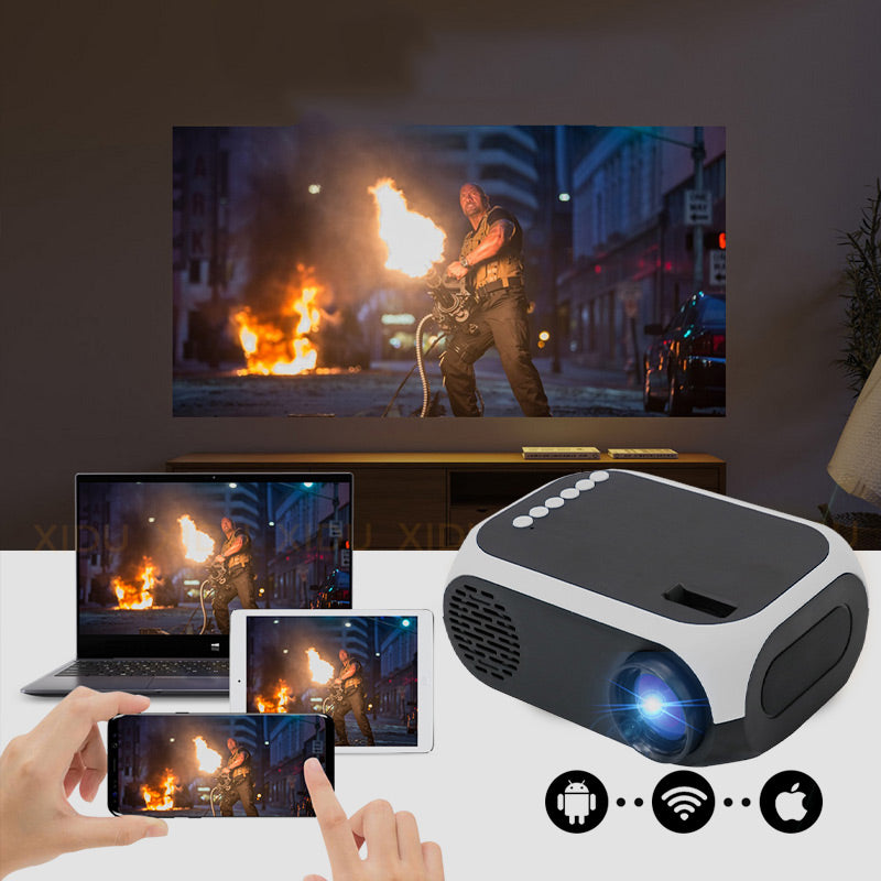 1080P HD Projector - Vivid Image - Quiet and Clear - Private Cinema