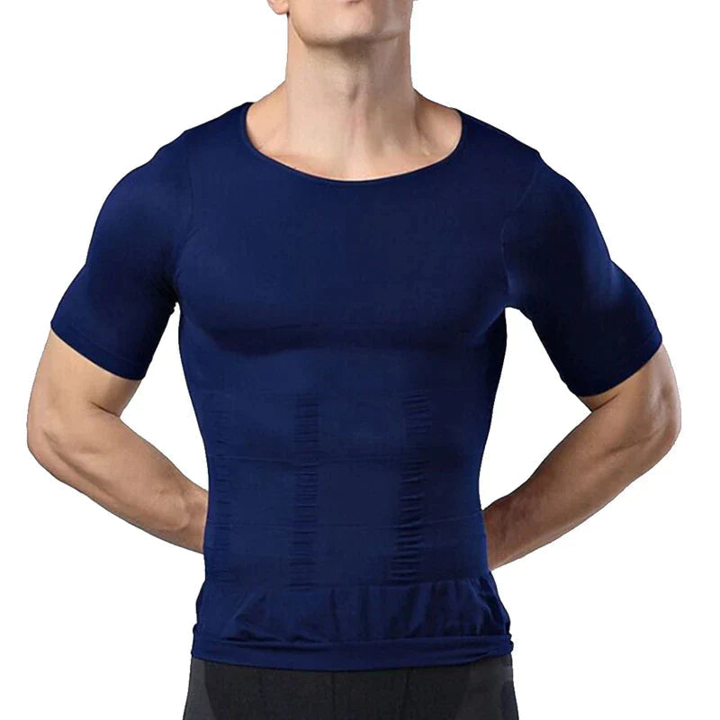 Geavanceerd Afslank T-Shirt voor Mannen - Verbeter Uw Silhouet
