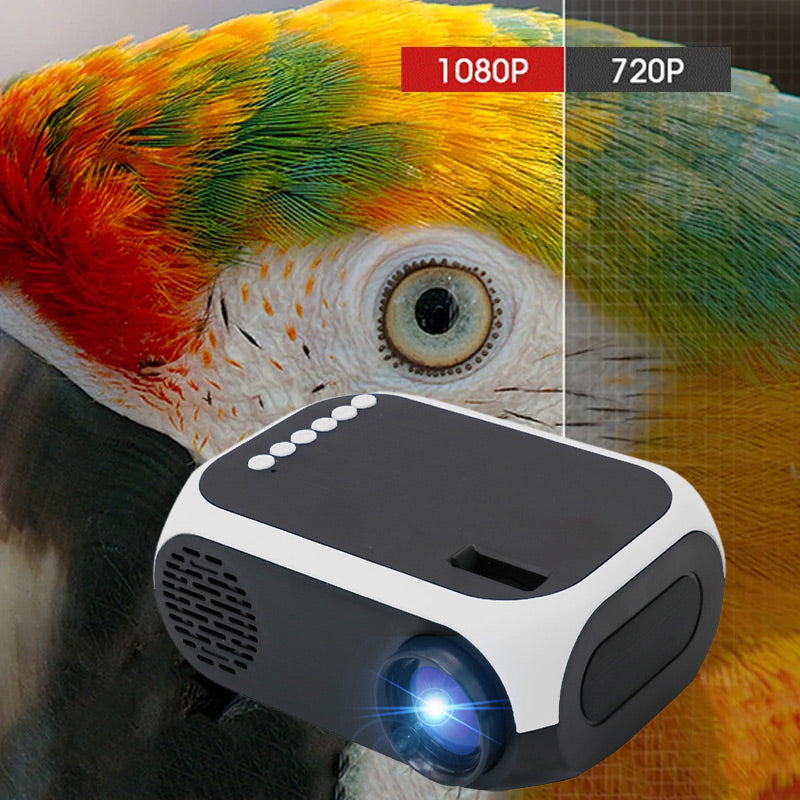 1080P HD Projector - Vivid Image - Quiet and Clear - Private Cinema