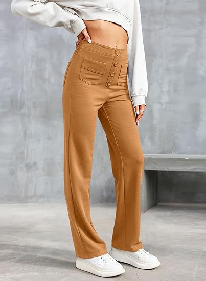 Hoge Taille Elastische Casual Broek voor Dames