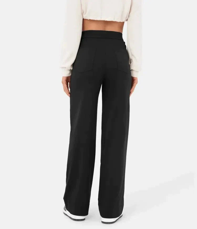 Hoge Taille Elastische Casual Broek voor Dames