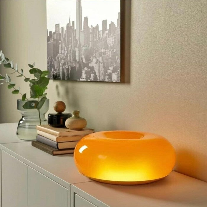 Moderne LED Donut Muur- en Tafellamp in Bauhaus Stijl