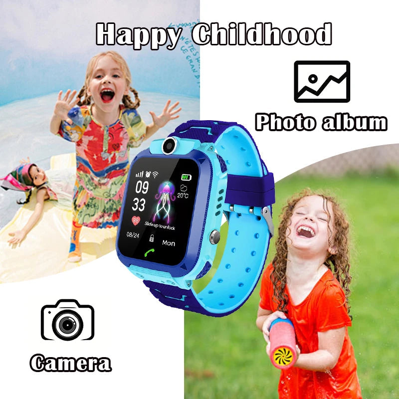 Kinder GPS-horloge met Real-time Locatie en Bellen - Veiligheidsfuncties en Speelgebied Beperking
