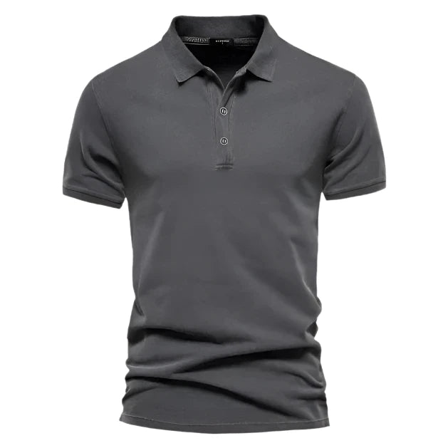 Katoenen Pique Polo Heren voor Stijlvolle Look