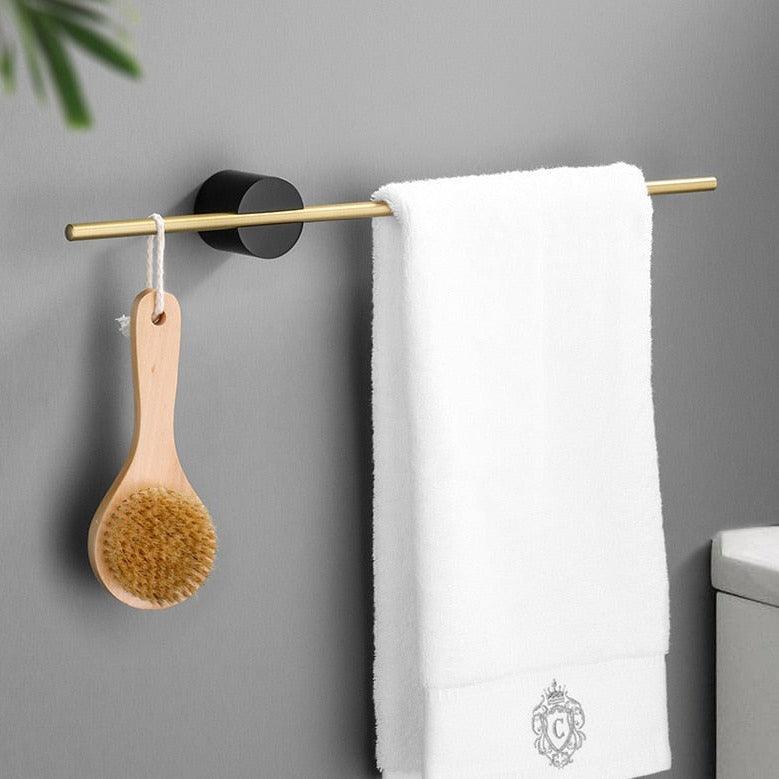 Verstelbare metalen handdoekhouder voor moderne badkamers
