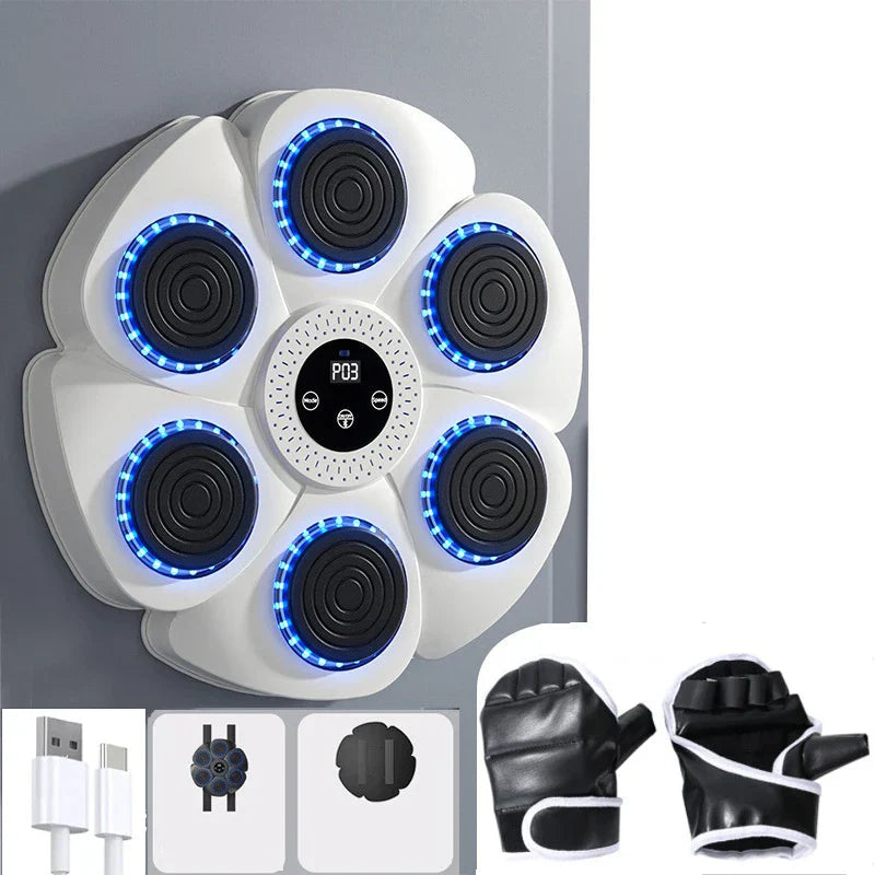 Boks Trainingsmachine met LED Doelen en Muziek