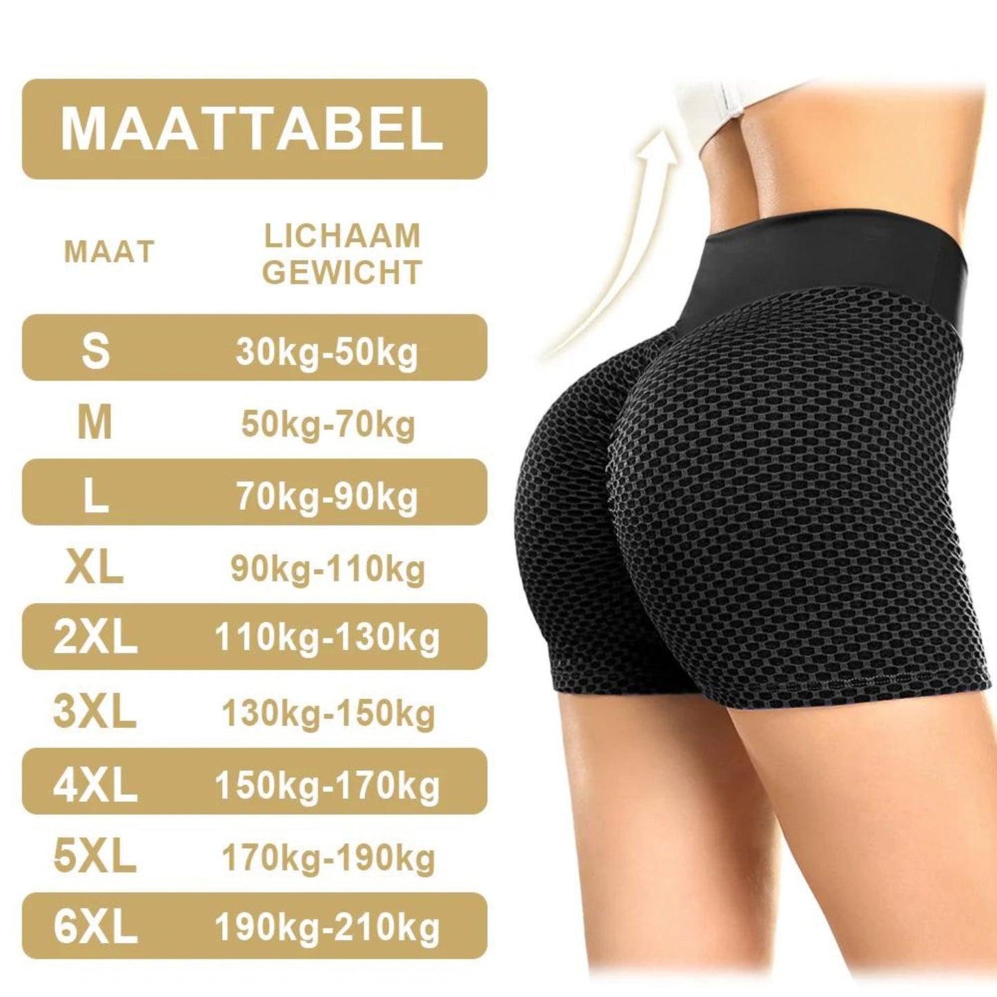 Lichaamsvormende Shorts met Antibacterieel Comfort en Koel Effect