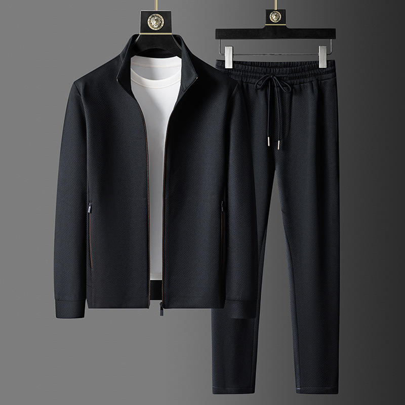 Sportieve Luxe Trainingspak Set met Lycra Vezel