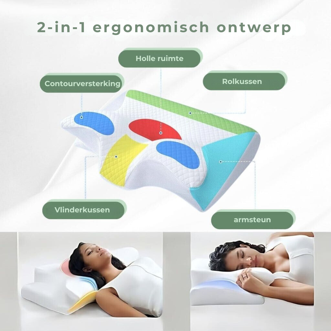 Orthopedisch Kussen - Ergonomische Ondersteuning - Pijnvrij Slapen