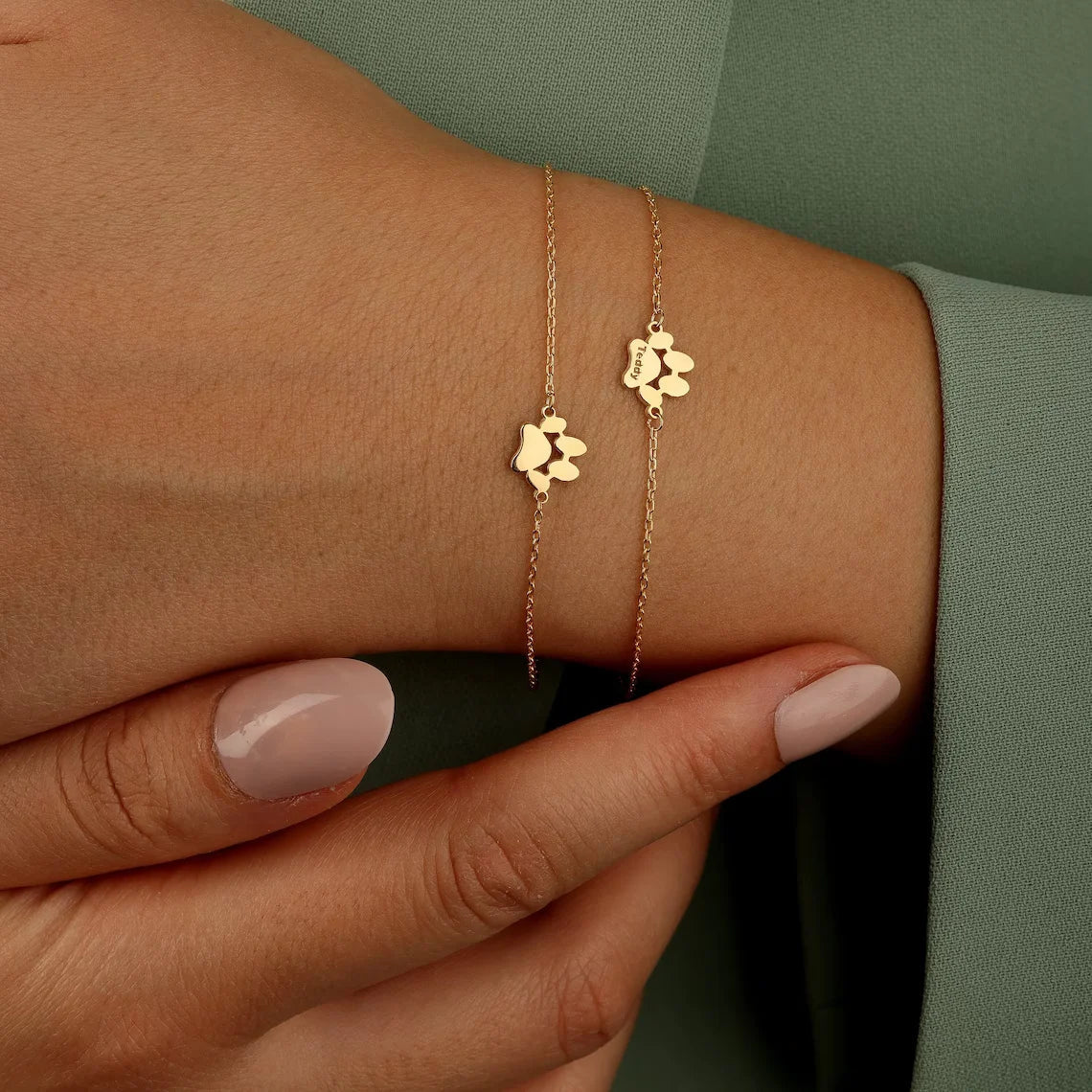 Persoonlijke Pootafdruk Ketting | Symbool van Onbreekbare Liefde