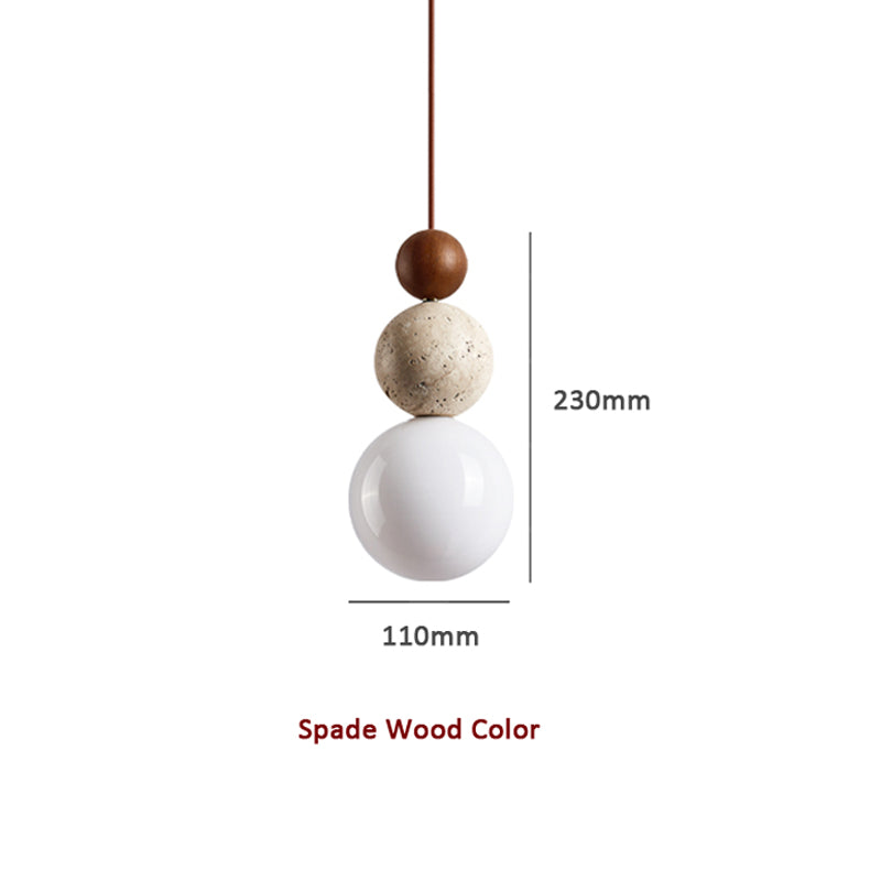 Moderne Travertine Hanglamp - Minimalistisch Design voor Woonkamer & Eetkamer