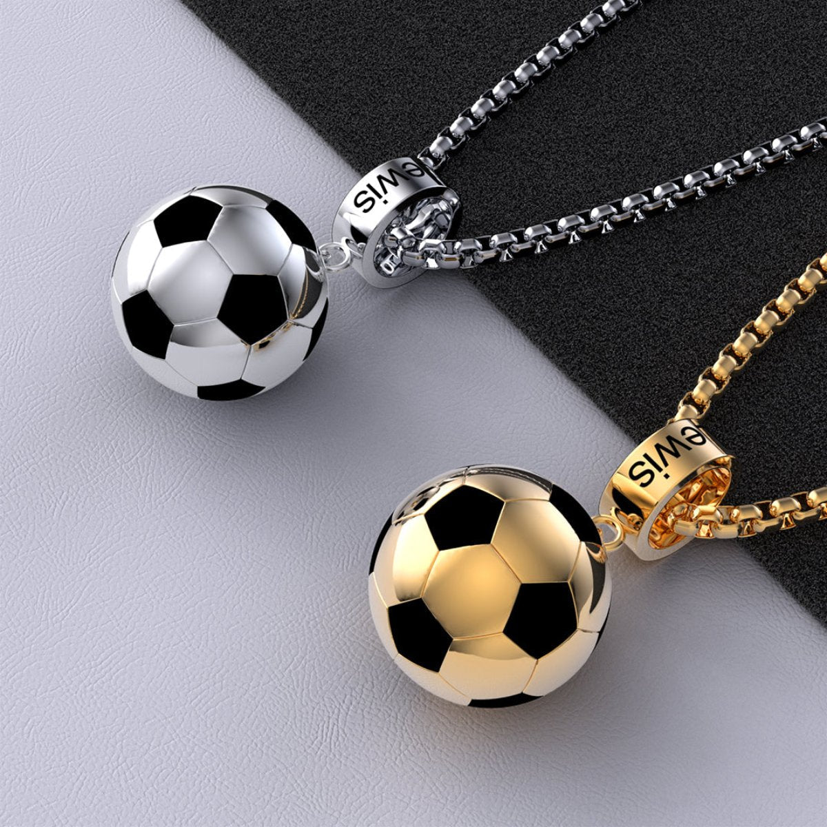 Voetbal Liefde Gepersonaliseerde Ketting