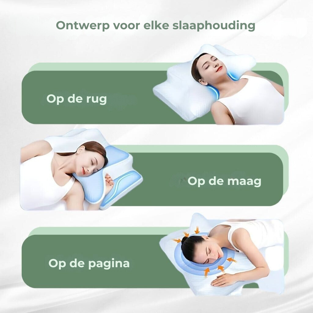 Orthopedisch Kussen - Ergonomische Ondersteuning - Pijnvrij Slapen