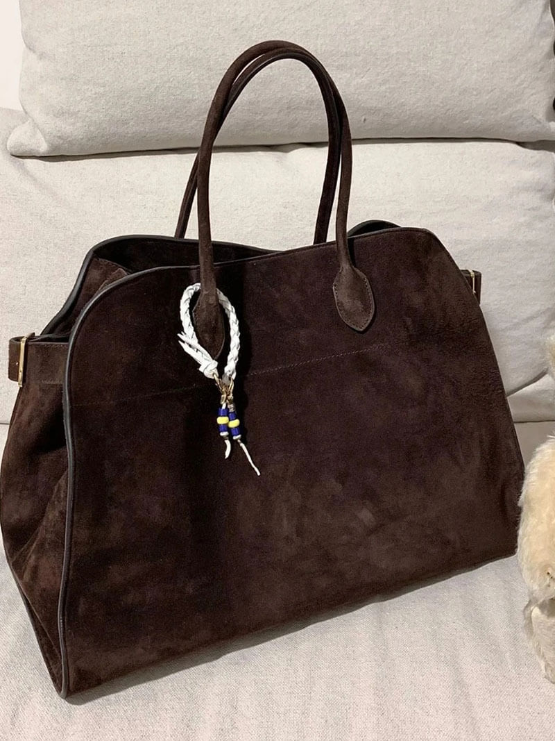 Luxe Suede Damestas – Tijdloos en Elegant voor Elke Gelegenheid