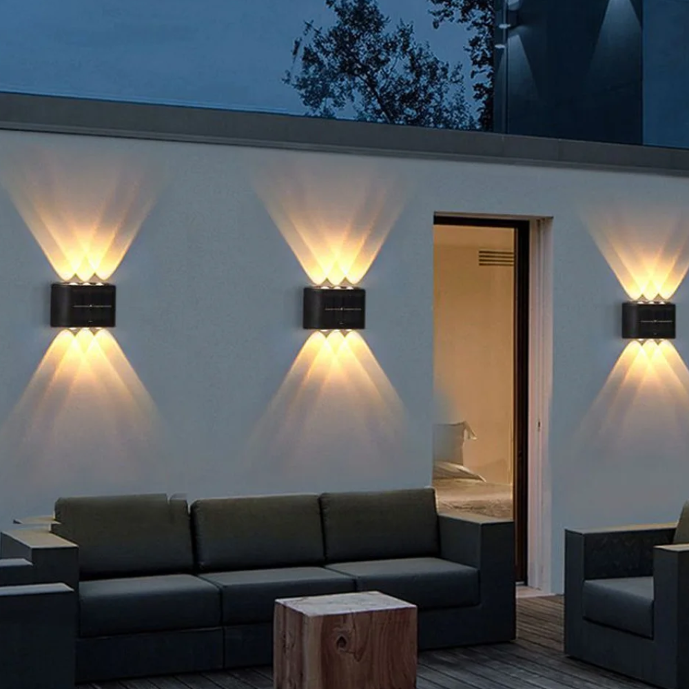 Tuinwandlampen Op Zonne-energie | Milieuvriendelijke Verlichting