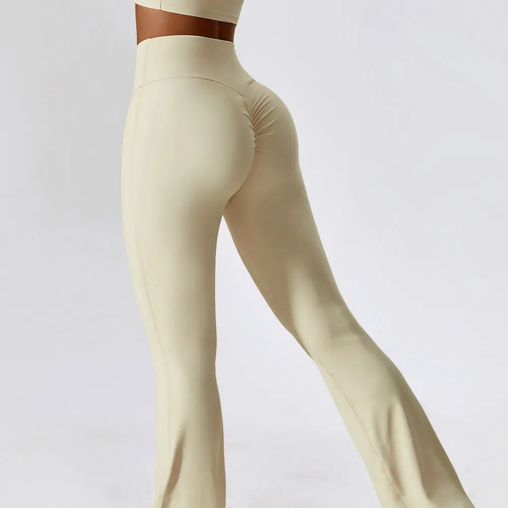 Vrouwen Flared Yoga Set voor Comfortabele Workouts