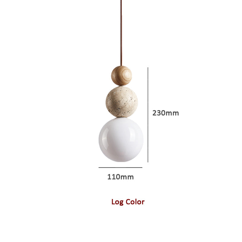 Moderne Travertine Hanglamp - Minimalistisch Design voor Woonkamer & Eetkamer